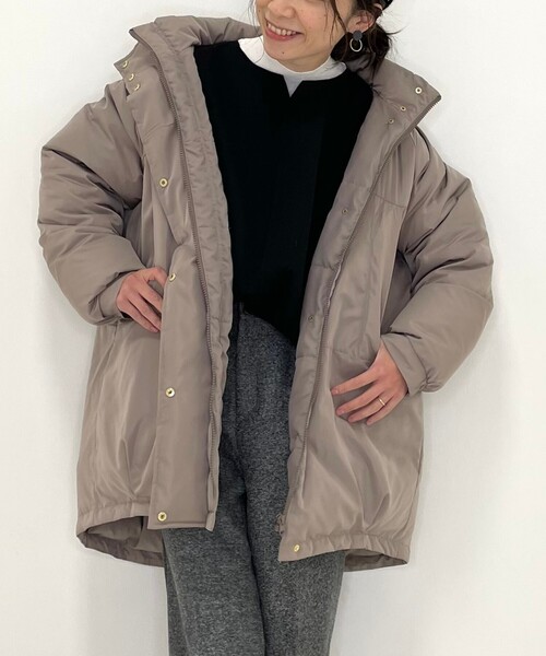 DRESKIP（ドレスキップ）の「◆ボリュームダウンコート（ダウンジャケット/コート・レディース・ブラック/ブラウン系その他・03/02）」の4枚目の写真