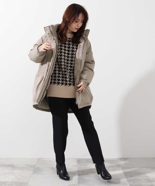 DRESKIP（ドレスキップ）の「◆ボリュームダウンコート（ダウンジャケット/コート・レディース・ブラック/ブラウン系その他・03/02）」の10枚目の写真