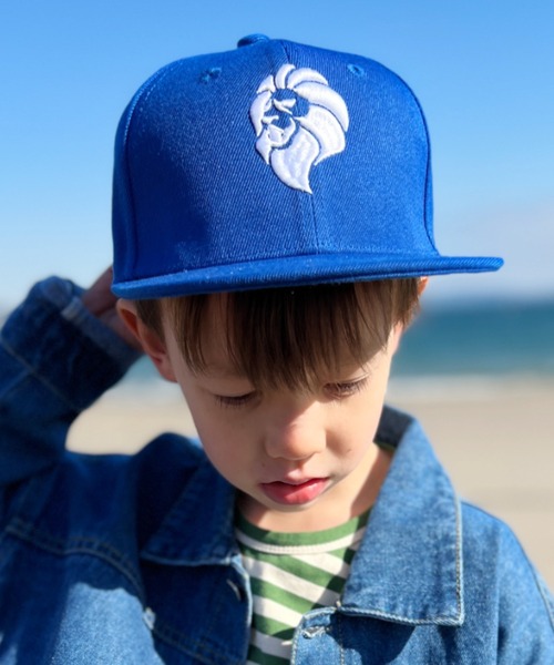 NESTA BRAND(ネスタブランド)の「NESTA KIDS(ネスタキッズ) / ライオン刺繍キャップ(キャップ・キッズ・ブラック系その他/ブルー/ブラック/グリーン系カモフラージュ/レッド・FREE)」の4枚目の写真