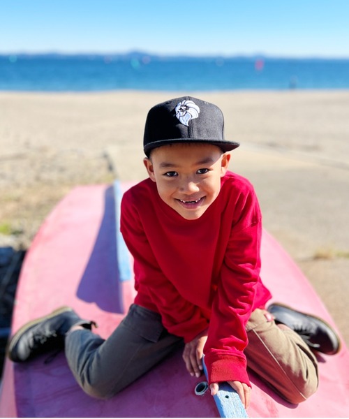 NESTA BRAND(ネスタブランド)の「NESTA KIDS(ネスタキッズ) / ライオン刺繍キャップ(キャップ・キッズ・ブラック系その他/ブルー/ブラック/グリーン系カモフラージュ/レッド・FREE)」の6枚目の写真