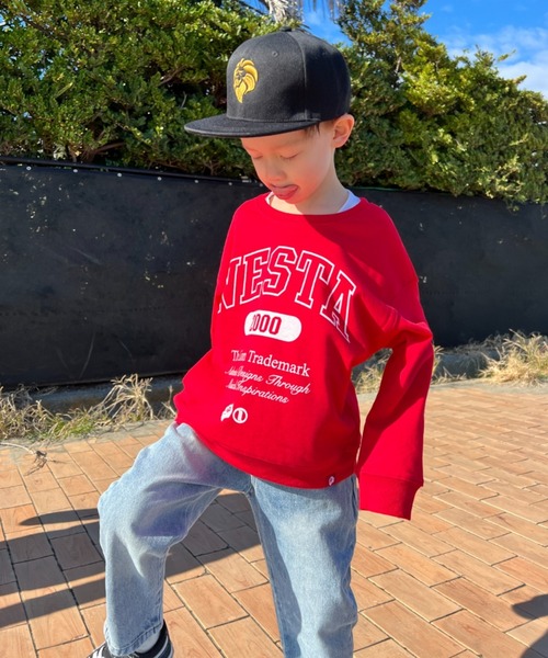 NESTA BRAND(ネスタブランド)の「NESTA KIDS(ネスタキッズ) / ライオン刺繍キャップ(キャップ・キッズ・ブラック系その他/ブルー/ブラック/グリーン系カモフラージュ/レッド・FREE)」の11枚目の写真