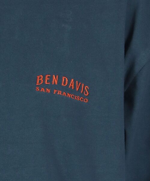 BEN DAVIS(ベンデイビス)の「【BEN DAVIS(ベンデイビス)】BARBERSHOP EMBROIDERY BIG TEE / バーバーショップ 床屋風 バック刺繍 ビッグ Tシャツ(Tシャツ/カットソー・メンズ・ブルー系その他2/ホワイト/ベージュ系その他/チャコール・MEDIUM/X-LARGE/LARGE)」の13枚目の写真