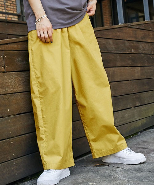 Dickies(ディッキーズ)の「Dickies/ディッキーズ オーバーサイズリラックスワイドパンツ(その他パンツ・レディース・ブラック/サックスブルー/ピンク/イエロー/グレー系その他・M/L)」の4枚目の写真