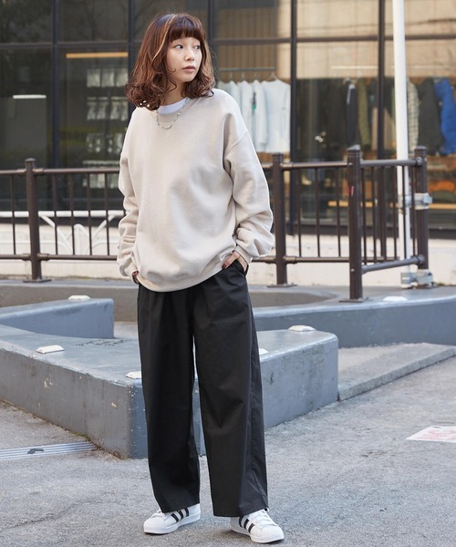 Dickies(ディッキーズ)の「Dickies/ディッキーズ オーバーサイズリラックスワイドパンツ(その他パンツ・レディース・ブラック/サックスブルー/ピンク/イエロー/グレー系その他・M/L)」の16枚目の写真