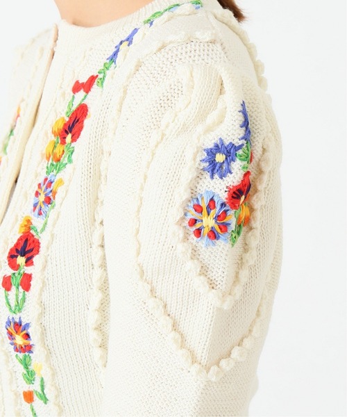 EDIT.FOR LULU / 花刺繍カーディガン ❤︎ EDIT. FOR LULU（エディットフォールル）の「花柄刺繍カーディガン