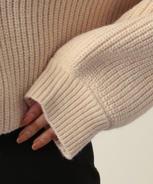 Heather（ヘザー）の「セーラーカラーニットカーディガン 263123