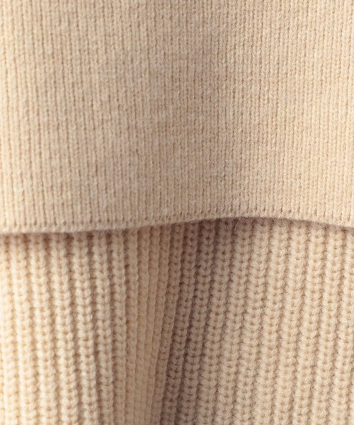 Heather(ヘザー)の「セーラーカラーニットカーディガン 263123(カーディガン/ボレロ・レディース・アイボリー/ベージュ/ブルー・FREE)」の18枚目の写真