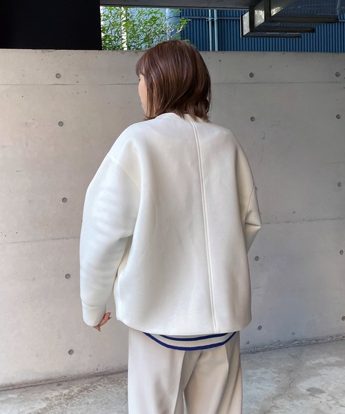 DouDou(ドゥドゥ)の「ダンボールドットボタンブルゾン(ブルゾン・レディース・ブラック/オフホワイト・FREE)」の11枚目の写真