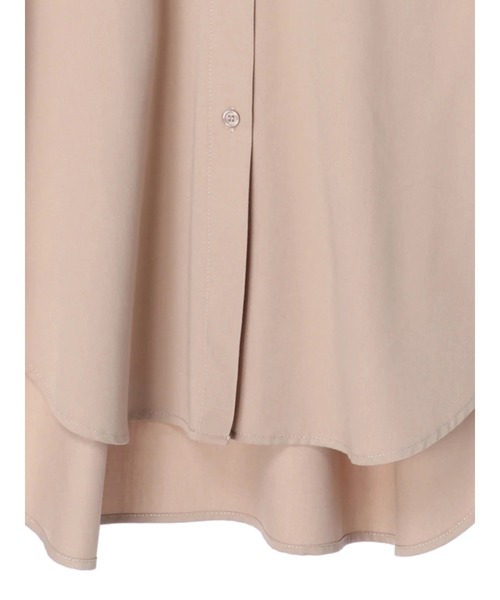 earth music&ecology（アースミュージックアンドエコロジー）の「微起毛シャツチュニック*（シャツ/ブラウス・レディース・オフホワイト/グレイッシュベージュ・FREE）」の19枚目の写真