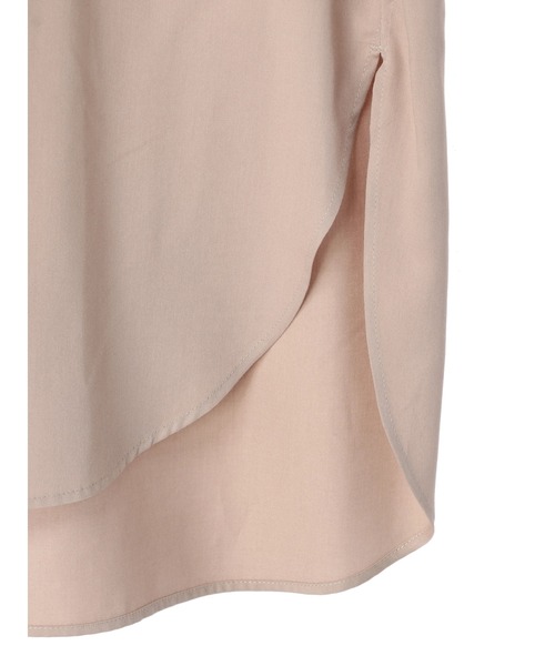 earth music&ecology（アースミュージックアンドエコロジー）の「微起毛シャツチュニック*（シャツ/ブラウス・レディース・オフホワイト/グレイッシュベージュ・FREE）」の12枚目の写真