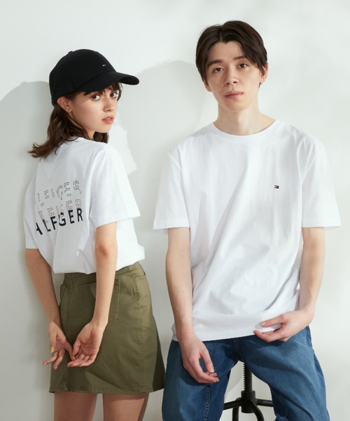 TOMMY HILFIGER（トミーヒルフィガー）の「HILFIGERバックロゴTシャツ（Tシャツ/カットソー・メンズ・カーキ/ホワイト/ブラック/レッド・X-LARGE/MEDIUM/LARGE/SMALL/XX-LARGE）」の17枚目の写真