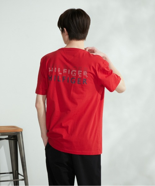 TOMMY HILFIGER（トミーヒルフィガー）の「HILFIGERバックロゴTシャツ（Tシャツ/カットソー・メンズ・カーキ/ホワイト/ブラック/レッド・X-LARGE/MEDIUM/LARGE/SMALL/XX-LARGE）」の22枚目の写真