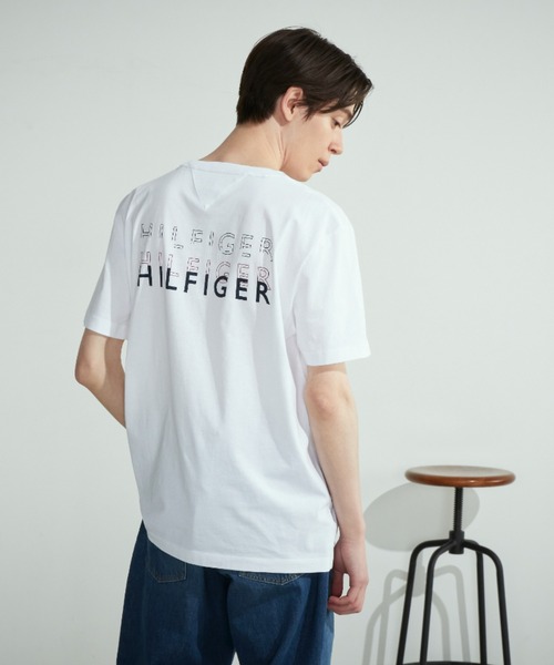 TOMMY HILFIGER（トミーヒルフィガー）の「HILFIGERバックロゴTシャツ（Tシャツ/カットソー・メンズ・カーキ/ホワイト/ブラック/レッド・X-LARGE/MEDIUM/LARGE/SMALL/XX-LARGE）」の15枚目の写真