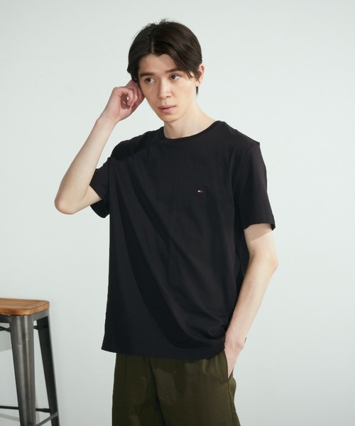 TOMMY HILFIGER（トミーヒルフィガー）の「HILFIGERバックロゴTシャツ（Tシャツ/カットソー・メンズ・カーキ/ホワイト/ブラック/レッド・X-LARGE/MEDIUM/LARGE/SMALL/XX-LARGE）」の19枚目の写真