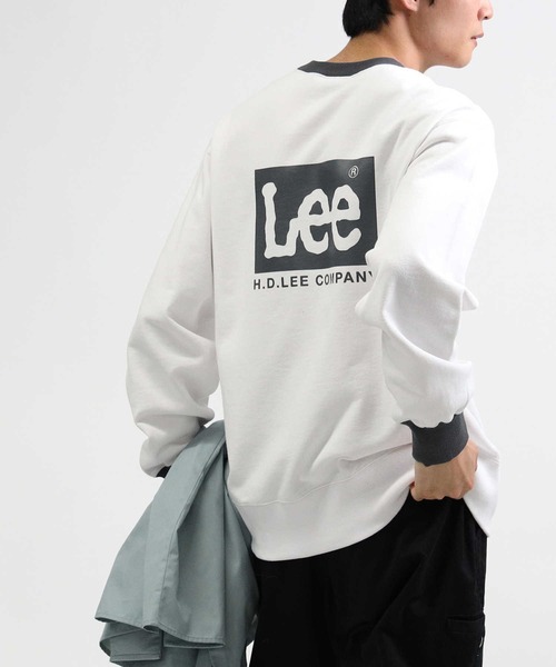 Lee（リー）の「【Lee】バックプリントリンガークルーネックスウェット（スウェット・メンズ・ホワイト・XL/L/M）」の11枚目の写真