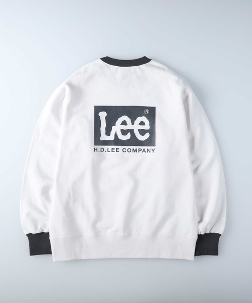 Lee（リー）の「【Lee】バックプリントリンガークルーネックスウェット（スウェット・メンズ・ホワイト・XL/L/M）」の9枚目の写真