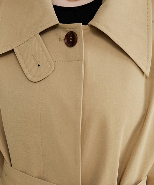 Fano Studios(ファノ ストゥディオズ)の「【Fano Studios】Waist belt straight trench coat FC22W019(トレンチコート・レディース・ベージュ・L/M/S)」の9枚目の写真