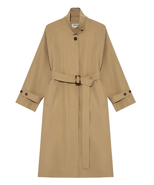 Fano Studios(ファノ ストゥディオズ)の「【Fano Studios】Waist belt straight trench coat FC22W019(トレンチコート・レディース・ベージュ・L/M/S)」の11枚目の写真