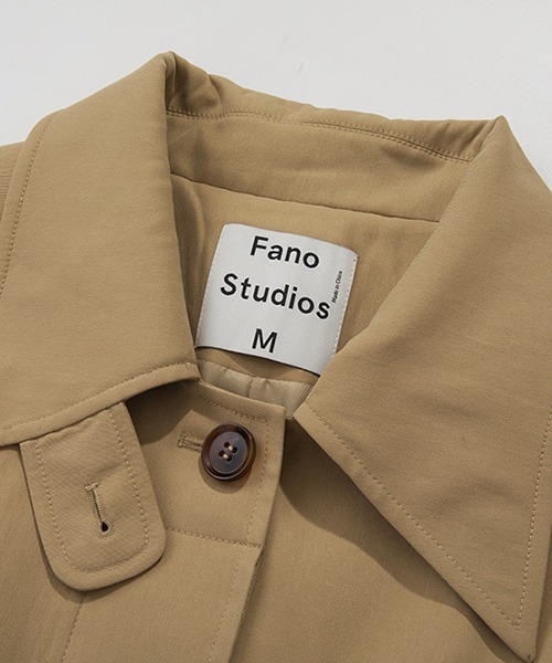 Fano Studios(ファノ ストゥディオズ)の「【Fano Studios】Waist belt straight trench coat FC22W019(トレンチコート・レディース・ベージュ・L/M/S)」の14枚目の写真