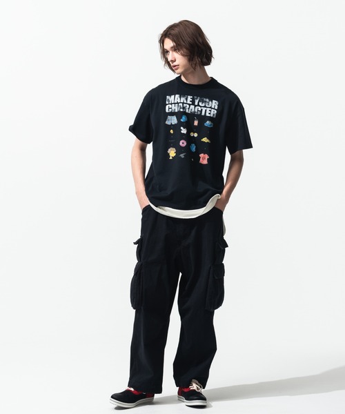 glamb（グラム）の「Skate Styles CS / スケートスタイルカットソー（Tシャツ/カットソー・メンズ・ブルー/ブラック/ホワイト・M/S/L）」の16枚目の写真