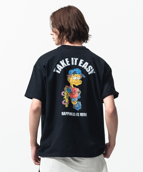 glamb（グラム）の「Skate Styles CS / スケートスタイルカットソー（Tシャツ/カットソー・メンズ・ブルー/ブラック/ホワイト・M/S/L）」の13枚目の写真