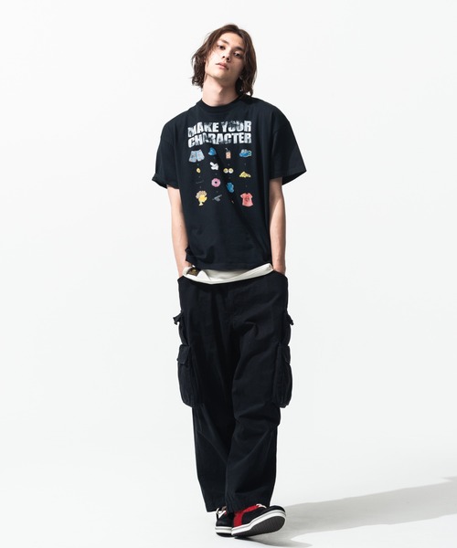 glamb（グラム）の「Skate Styles CS / スケートスタイルカットソー（Tシャツ/カットソー・メンズ・ブルー/ブラック/ホワイト・M/S/L）」の17枚目の写真