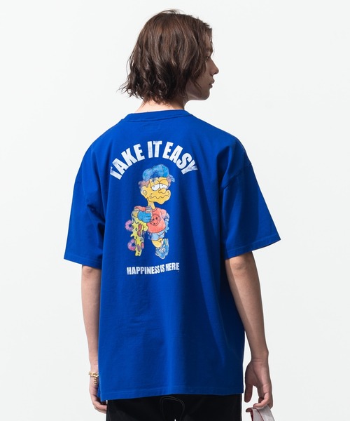 glamb（グラム）の「Skate Styles CS / スケートスタイルカットソー（Tシャツ/カットソー・メンズ・ブルー/ブラック/ホワイト・M/S/L）」の11枚目の写真