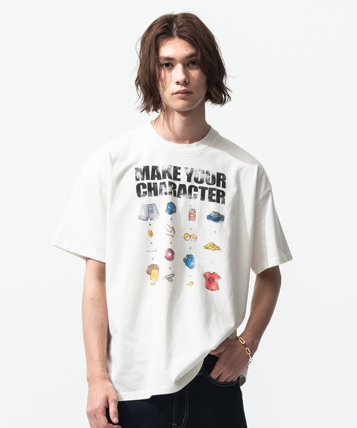 glamb（グラム）の「Skate Styles CS / スケートスタイルカットソー（Tシャツ/カットソー・メンズ・ブルー/ブラック/ホワイト・M/S/L）」の14枚目の写真