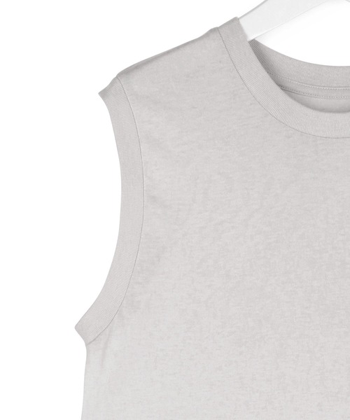 HANES(ヘインズ)の「〈定番・人気〉【Hanes for BIOTOP】Sleeveless T-shirts(タンクトップ・レディース・ライトグレー/ブラウン・M)」の16枚目の写真