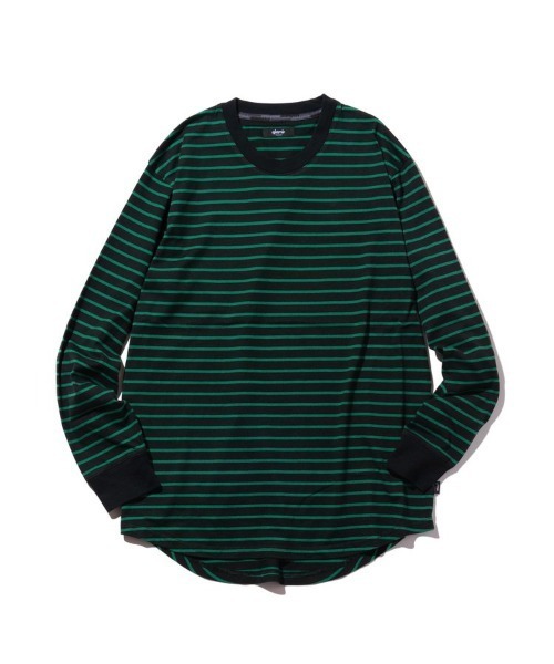 glamb(グラム)の「【glamb】Border long sleeve CS(Tシャツ/カットソー・メンズ・ブラック×グリーン/ホワイト×ブラック・M/L)」の19枚目の写真
