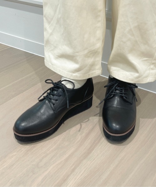 apres jour（アプレジュール）の「厚底レースアップシューズ【ZOZOTOWN限定アイテム】（その他シューズ・レディース・アイボリー/ブラック/ブラック系その他・LARGE/MEDIUM/SMALL/X-LARGE）」の7枚目の写真