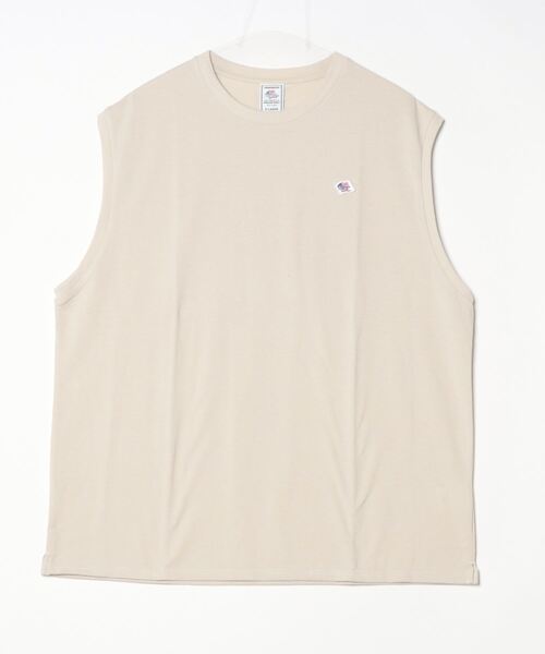 JEMORGAN（ジェーイーモーガン）の「JEMORGAN 胸ワッペンノースリーブ 天竺（タンクトップ・メンズ・ネイビー/ライトグレー/ピンク/ブラック/グリーン/ベージュ/オフホワイト/サーモンピンク/シルバーグレー/グリーン系その他2/ホワイト系その他2/ブルー系その他2/グリーン系その他/ブラック系その他/ホワイト系その他/ベージュ系その他/ベージュ系その他2/ブラック系その他2/ブルー系その他/カーキ系2/ベージュ系その他4/カーキ系1/ベージュ系その他3・M/L/XL）」の14枚目の写真