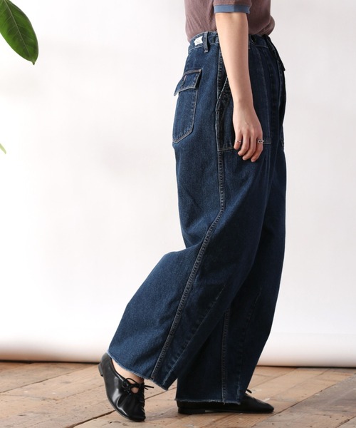 センソユニコ　新品未使用タグつき　ゆったりデニムパンツ デニムパンツ | Sensounico ONLINE STORE