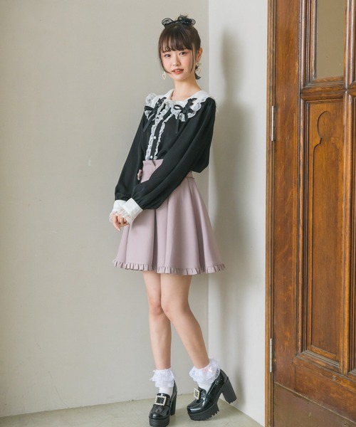 ROJITA（ロジータ）の「ビジュベルトタッキングスカート（スカート・レディース・ブラック/ピンク/ブルー・FREE）」の11枚目の写真