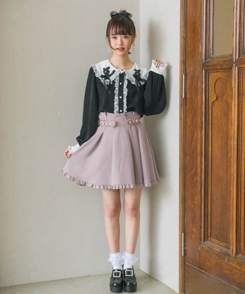 ROJITA（ロジータ）の「ビジュベルトタッキングスカート（スカート・レディース・ブラック/ピンク/ブルー・FREE）」の13枚目の写真