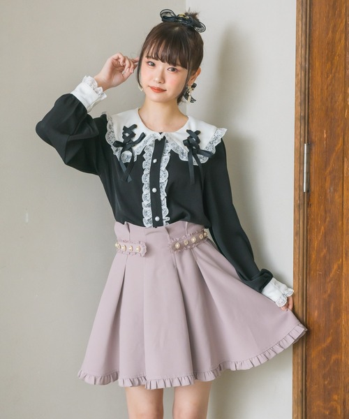 ROJITA（ロジータ）の「ビジュベルトタッキングスカート（スカート・レディース・ブラック/ピンク/ブルー・FREE）」の16枚目の写真