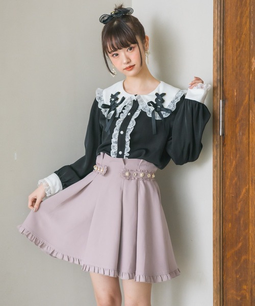 ROJITA（ロジータ）の「ビジュベルトタッキングスカート（スカート・レディース・ブラック/ピンク/ブルー・FREE）」の19枚目の写真