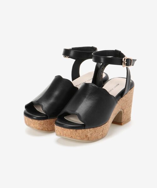 MAJESTIC LEGON（マジェスティックレゴン）の「スカラップリボンsetサンダル（サンダル・レディース・ホワイト系その他/グレイッシュベージュ/ライトグレー/ブラック・SMALL/MEDIUM/LARGE/X-LARGE）」の13枚目の写真