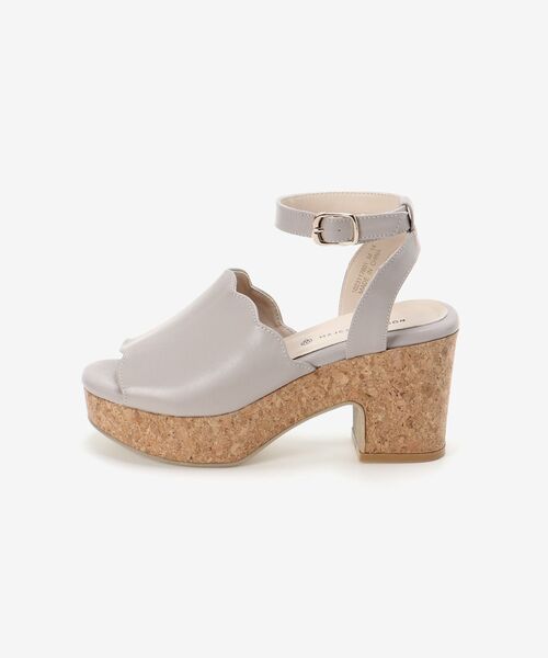 MAJESTIC LEGON（マジェスティックレゴン）の「スカラップリボンsetサンダル（サンダル・レディース・ホワイト系その他/グレイッシュベージュ/ライトグレー/ブラック・SMALL/MEDIUM/LARGE/X-LARGE）」の14枚目の写真