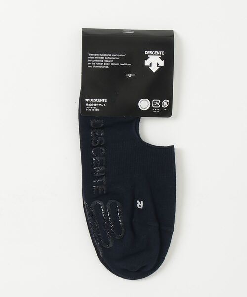 DESCENTE(デサント)の「DESCENTE RUNNING INVISIBLE SOCKS (NAVY)(ソックス/靴下・メンズ・ネイビー・25-27CM)」の1枚目の写真