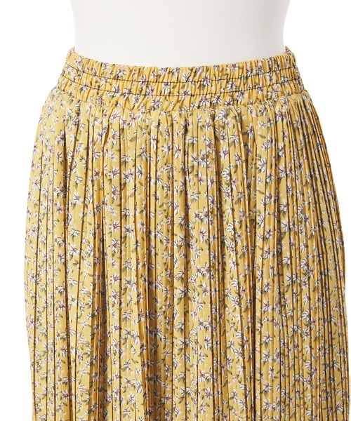 Edit Sheen（エディットシーン）の「ミニフラワープリーツスカート（スカート・レディース・ブラウン/イエロー・M）」の9枚目の写真