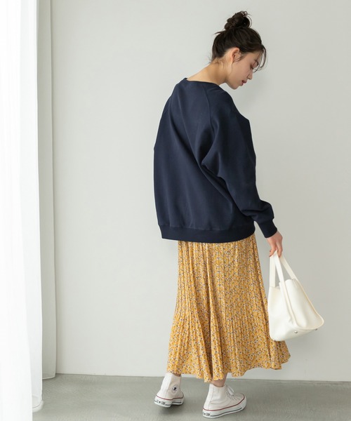 Edit Sheen（エディットシーン）の「ミニフラワープリーツスカート（スカート・レディース・ブラウン/イエロー・M）」の12枚目の写真