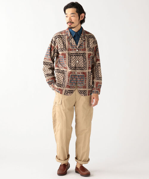 ★近年モデル★ BEAMS＋ カフスジャケット コーデュロイ ペイズリー L BEAMS PLUS（ビームスプラス）の「BEAMS PLUS / ペイズリー