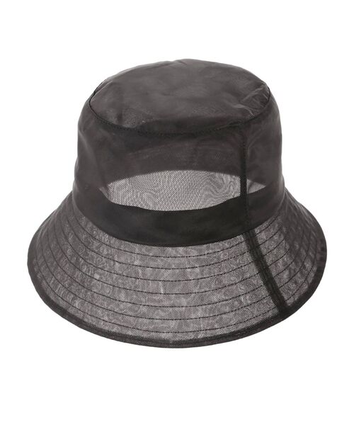 dazzlin（ダズリン）の「オーガンジーバケットハット（ハット・レディース・ブラウン/ブラック・FREE）」の2枚目の写真