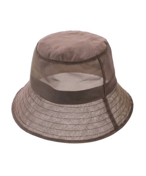 dazzlin（ダズリン）の「オーガンジーバケットハット（ハット・レディース・ブラウン/ブラック・FREE）」の9枚目の写真