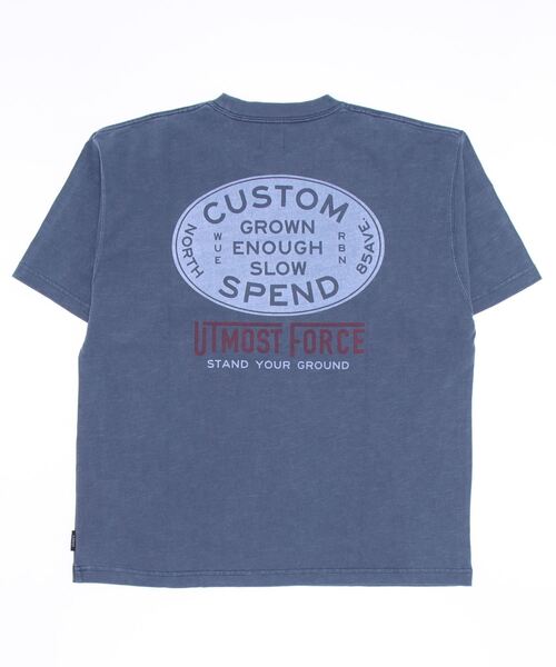 KRIFF MAYER（クリフメイヤー）の「ヘビーオンスピグメントT(CS)（Tシャツ/カットソー・メンズ・ベージュ/ネイビー/レッド/オフホワイト・MEDIUM/LARGE/X-LARGE）」の5枚目の写真