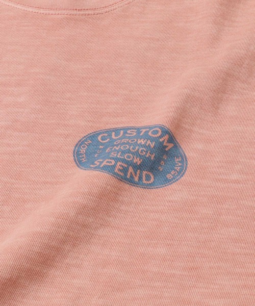 KRIFF MAYER（クリフメイヤー）の「ヘビーオンスピグメントT(CS)（Tシャツ/カットソー・メンズ・ベージュ/ネイビー/レッド/オフホワイト・MEDIUM/LARGE/X-LARGE）」の6枚目の写真