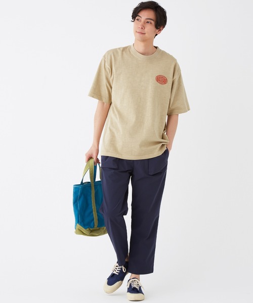 KRIFF MAYER（クリフメイヤー）の「ヘビーオンスピグメントT(CS)（Tシャツ/カットソー・メンズ・ベージュ/ネイビー/レッド/オフホワイト・MEDIUM/LARGE/X-LARGE）」の13枚目の写真