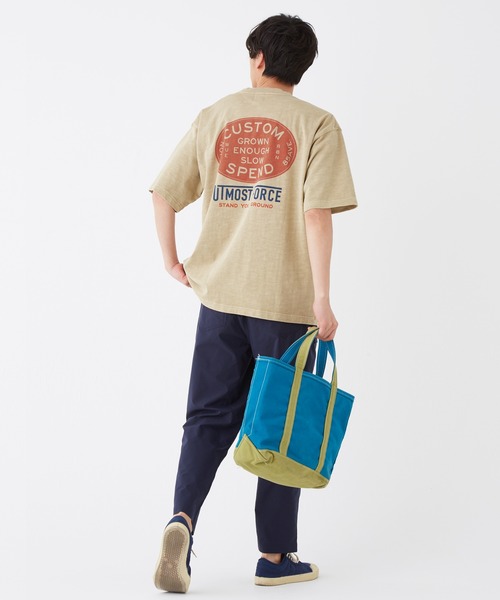 KRIFF MAYER（クリフメイヤー）の「ヘビーオンスピグメントT(CS)（Tシャツ/カットソー・メンズ・ベージュ/ネイビー/レッド/オフホワイト・MEDIUM/LARGE/X-LARGE）」の14枚目の写真