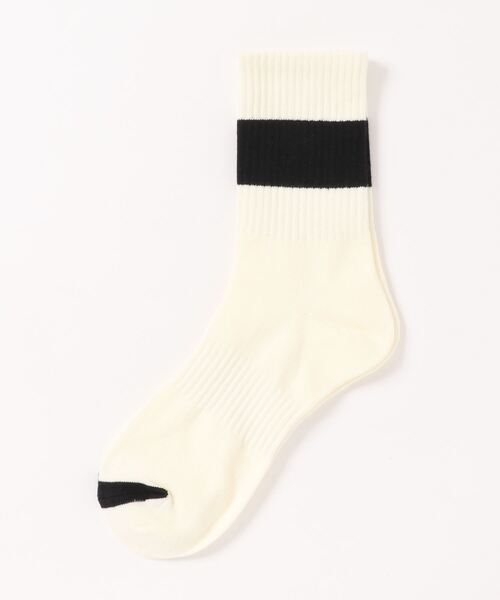 ammy.(エイミードット)の「【 ammy. / エイミードット 】 カラー ライン クルー丈 ソックス(ソックス/靴下・レディース・オレンジ/ブルー/ライトグリーン/ピンク/パープル/ブラック/グリーン・FREE)」の11枚目の写真